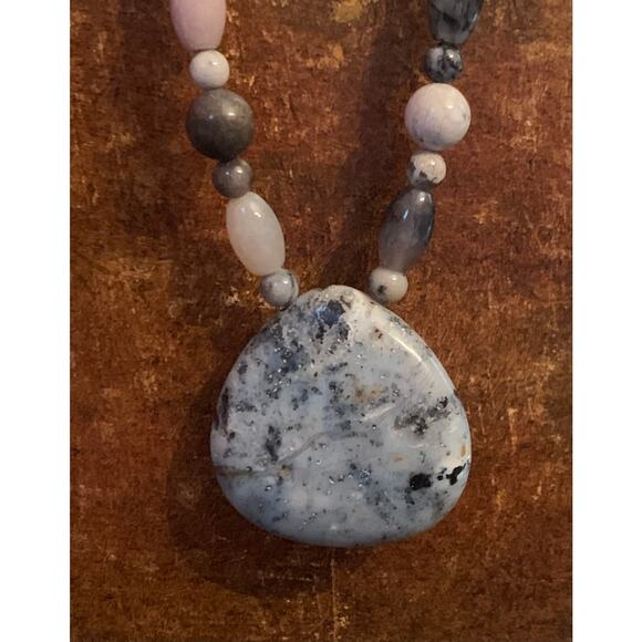 Jay King Sterling Silver and Dendritic Agate Necklace - Picture 5 of 7